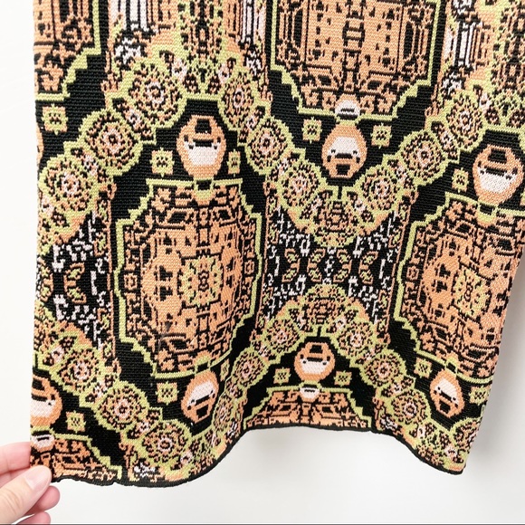 Free People Large Wide Leg Bohemian Pattern Pants - Picture 5 of 5